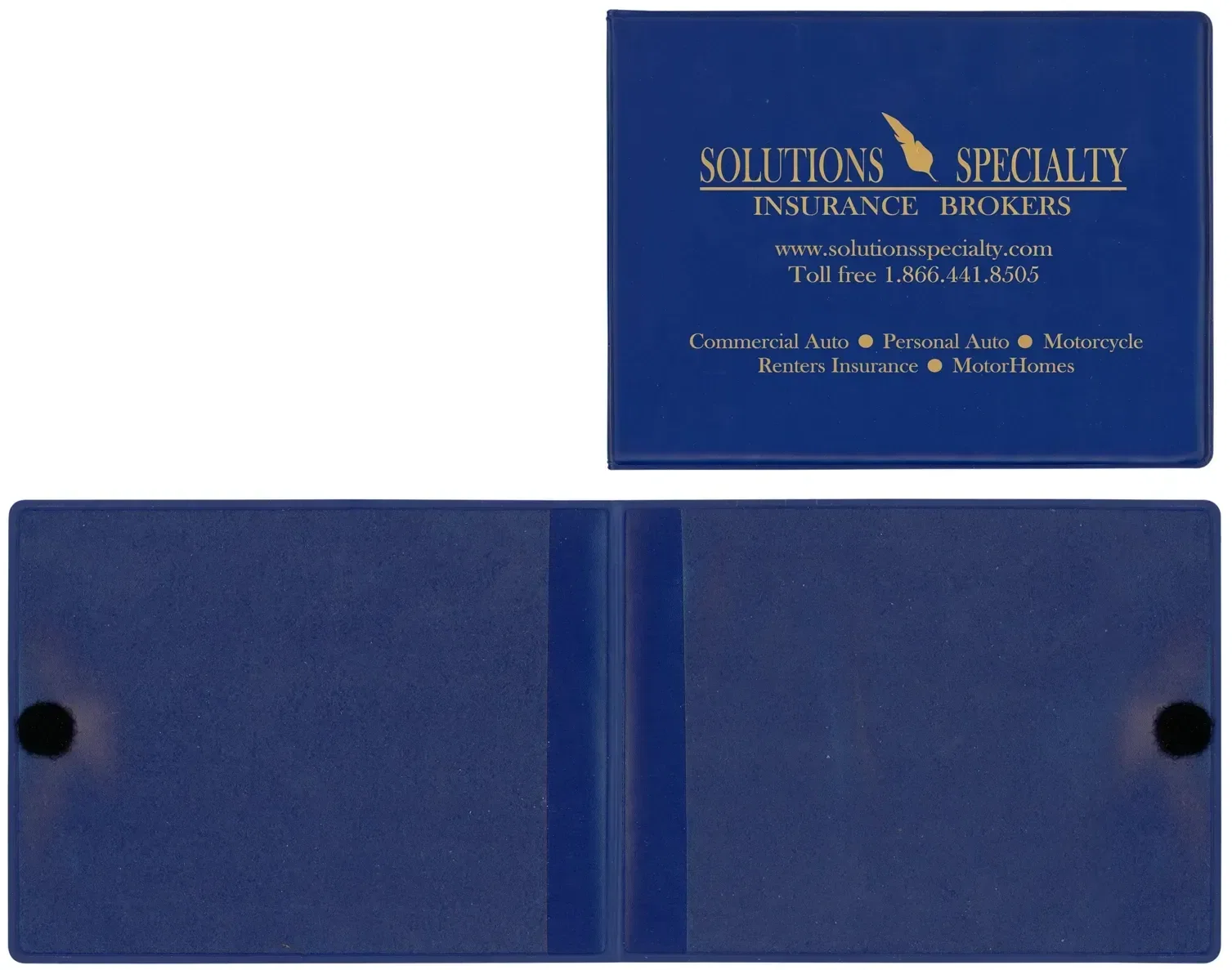 Custom Car Insurance/Registration Holder (Hard Cover) — view 2