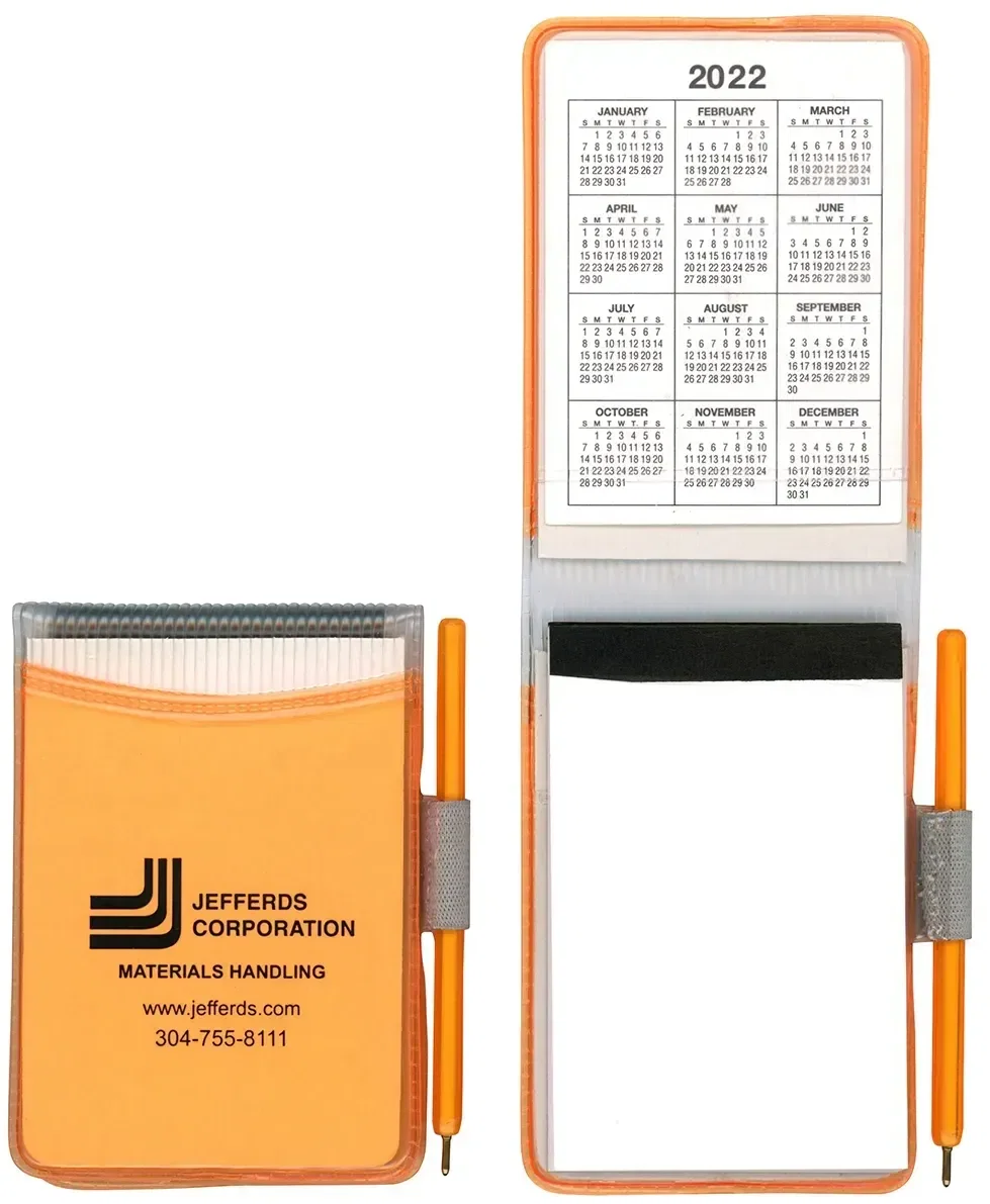 Custom Memo Book Set - Personalized Hardcover with Matching Pen (100-page pad) — view 2