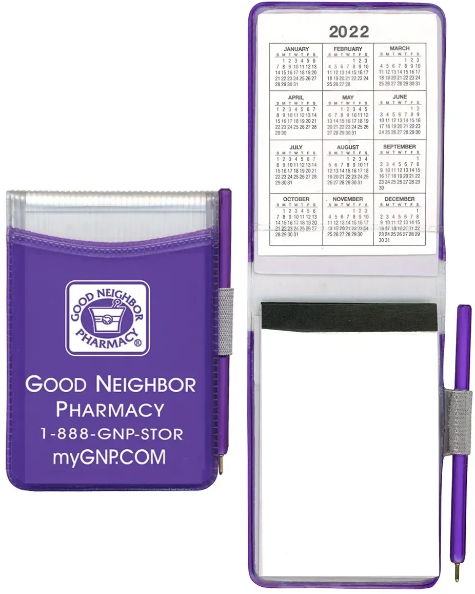 Custom Memo Book Set - Personalized Hardcover with Matching Pen (100-page pad) — view 3