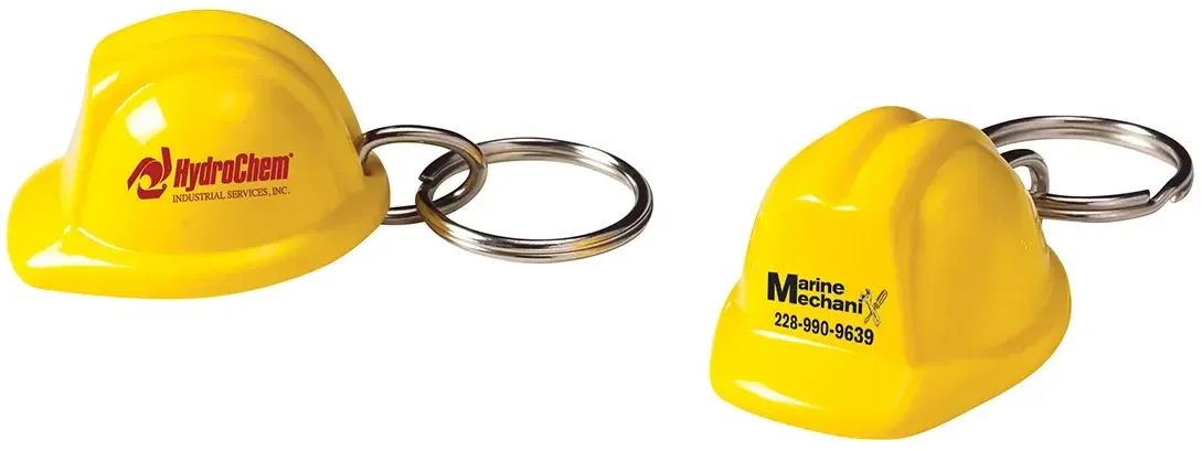 Personalized Hard Hat Keychain — view 2