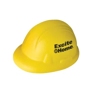 4.63 Inch Hard Hat Stress Shape, Yellow Polyurethane, 1-Color Imprint