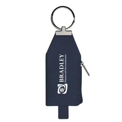 Red colorway of the soft pouch tag, front facing