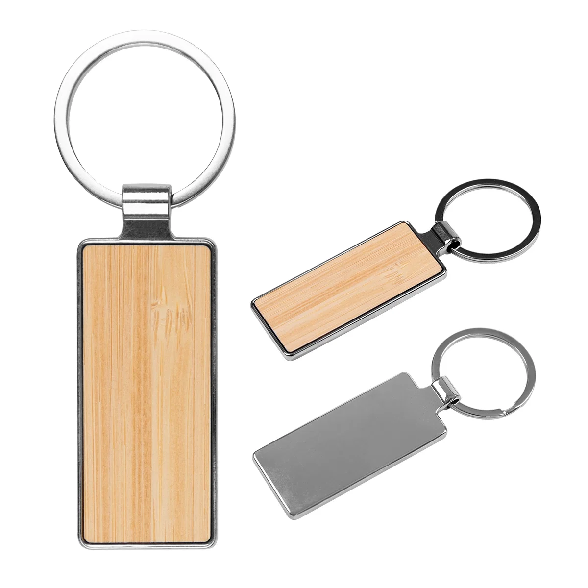 Reverse side of the small wooden fob