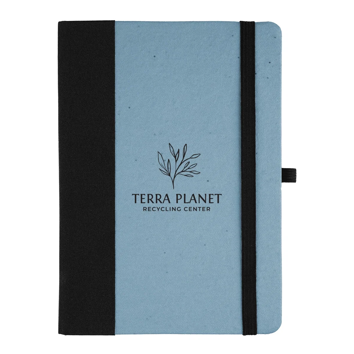 Notebook opened to a blank lined page