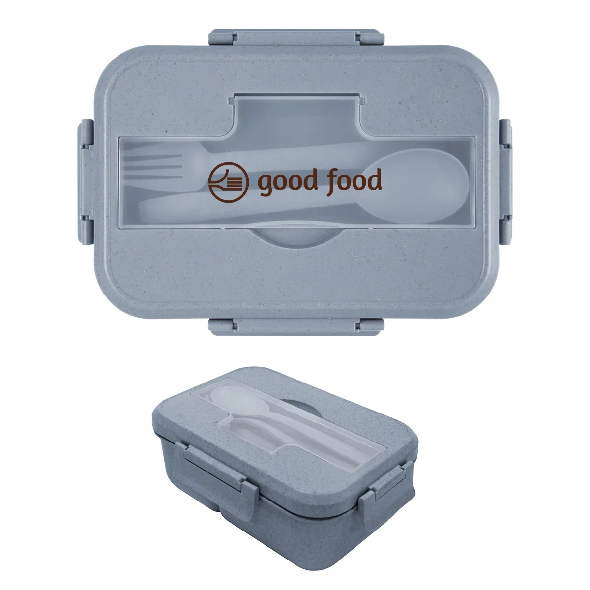Two tier bento box with a fitted lid and inner tray