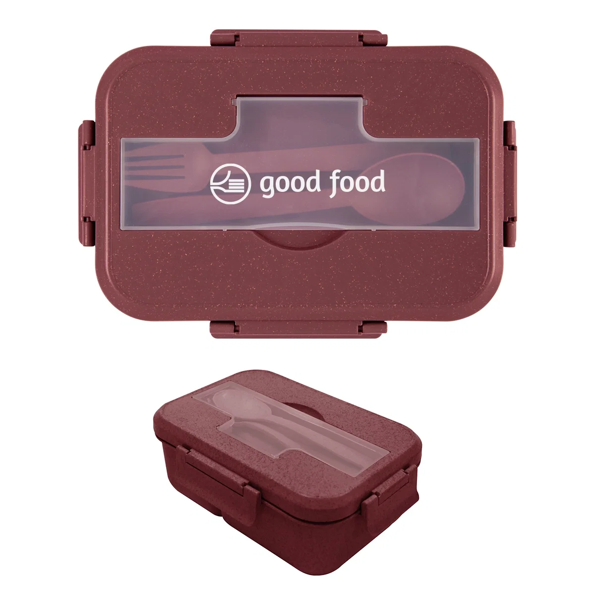 Color choices of the meal box lined up together