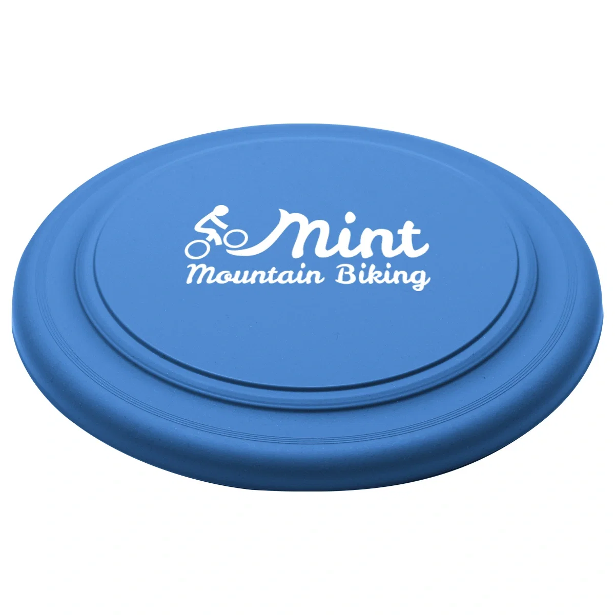 Nine inch flying disc with a smooth curved rim