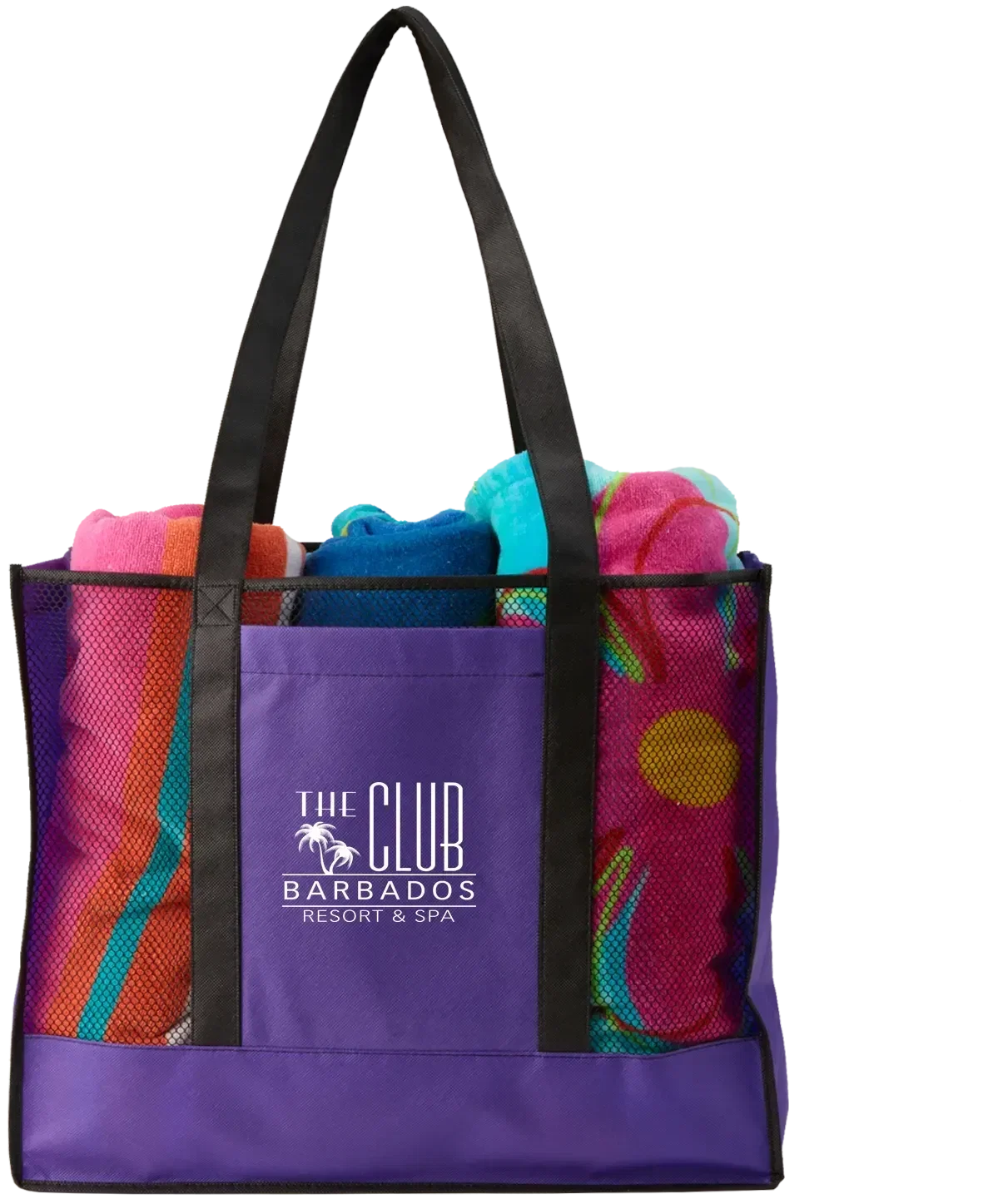 Custom Branded Non-Woven Beach Tote — view 2