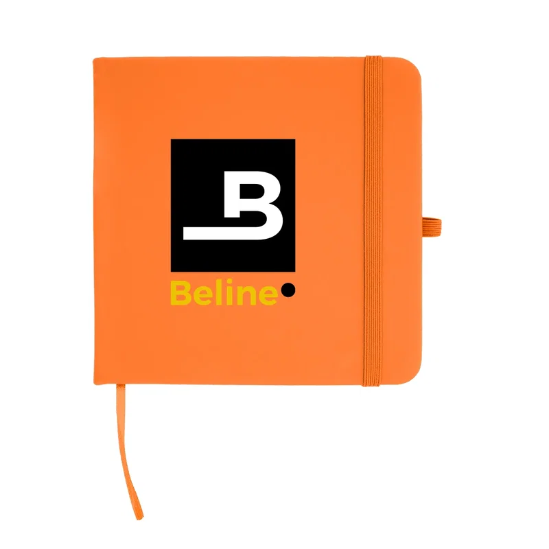 Neutral background isolates the journal for a clear look
