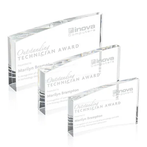 Custom Optical Crystal Hayes Award