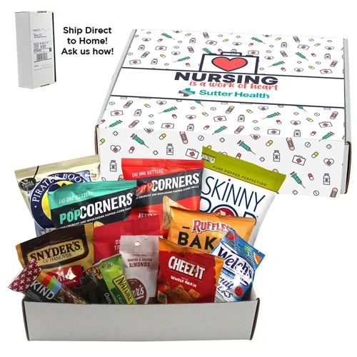 Healthy Snack Gift Basket for Nurses
