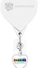 Customizable Badge Reel Charm — view 2