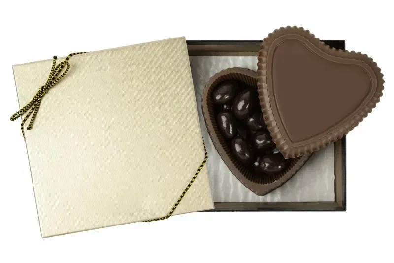 Heart Box with Premium Confection — view 4