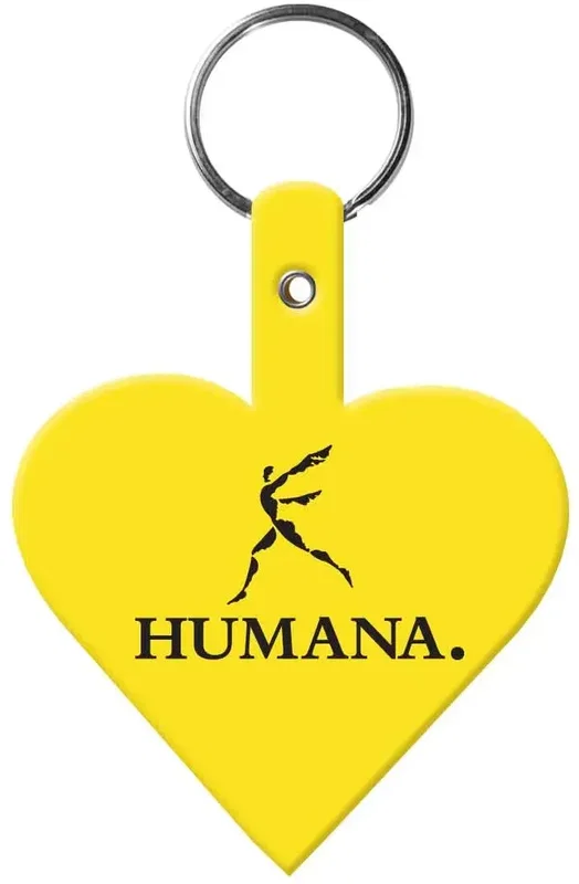 Custom Key Tag - Heart Shape — view 9