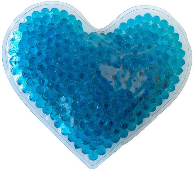 Gel Beads Hot/Cold Pack Hearts — view 2