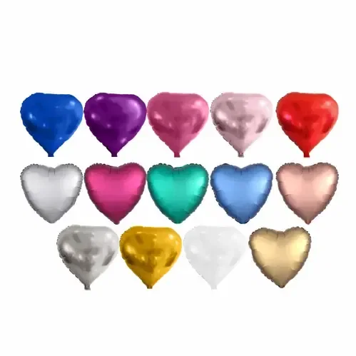 Heart Helium Saver XtraLife® Foil Balloons (17") — view 2