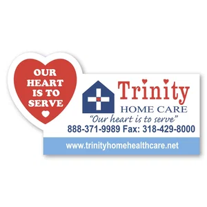 Heart Shaped Magnet Tag in Full Color