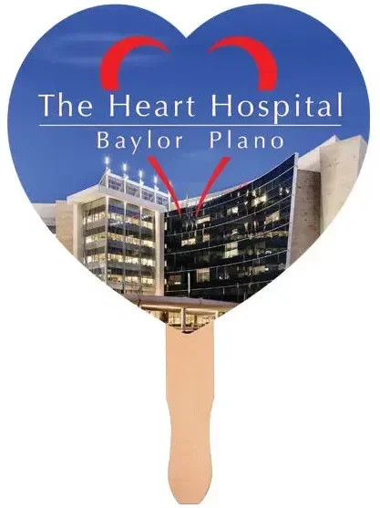 Heart Shape Hand Fan
