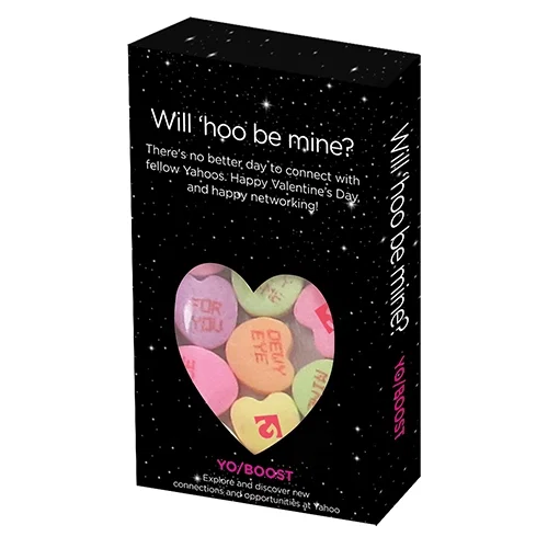Heart-Shaped Conversation Candy Box — view 3