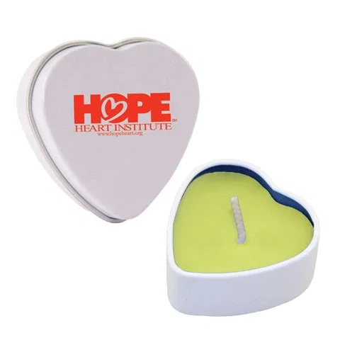 Heart Tin Candle — view 10