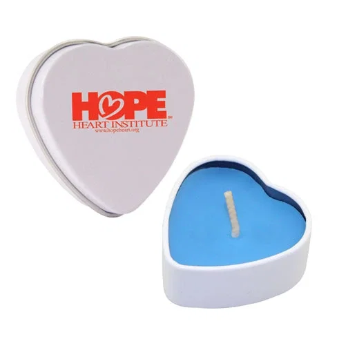 Heart Tin Candle — view 11