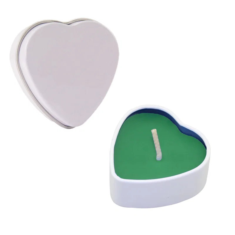 Heart Tin Candle — view 13