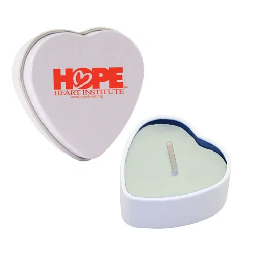 Heart Tin Candle — view 5