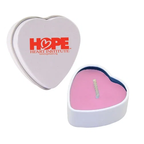 Heart Tin Candle — view 8
