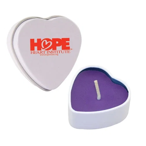 Heart Tin Candle — view 9