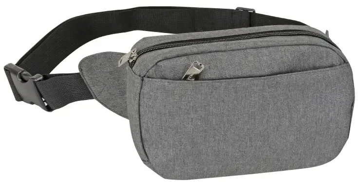 Personalized Heather 3-Zipper Fanny Waist Pack — view 3
