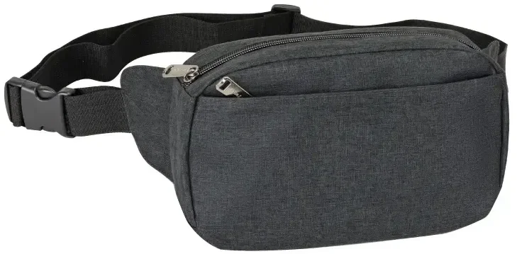 Personalized Heather 3-Zipper Fanny Waist Pack — view 4