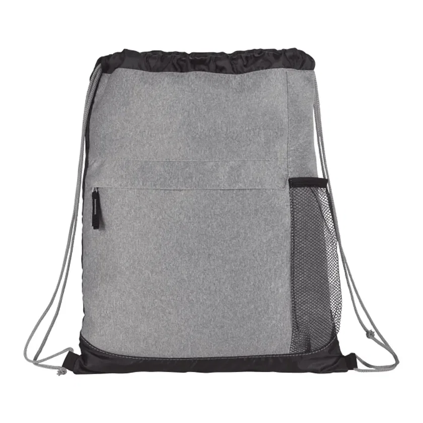 Heather Melange Drawstring Bag — view 2