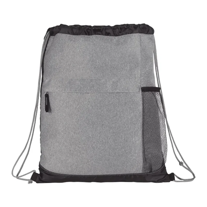 Heather Melange Drawstring Bag — view 2