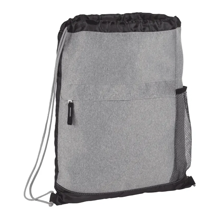 Heather Melange Drawstring Bag — view 3