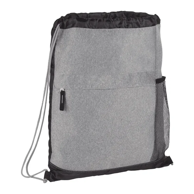 Heather Melange Drawstring Bag — view 3