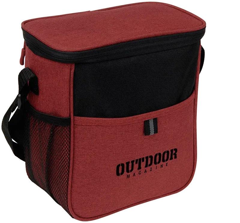 Custom Heathered Cooler Tote — view 2