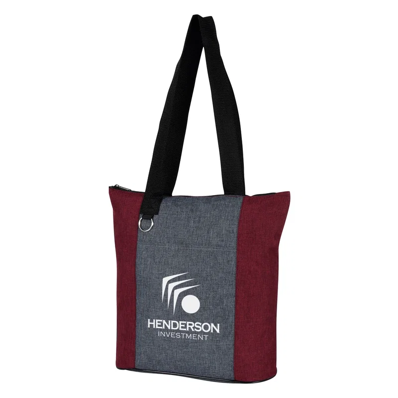 Custom Heathered Fun Tote Bag — view 3