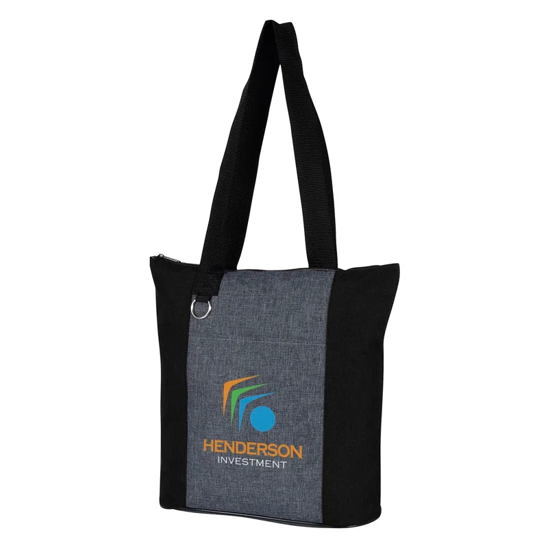 Custom Heathered Fun Tote Bag — view 7