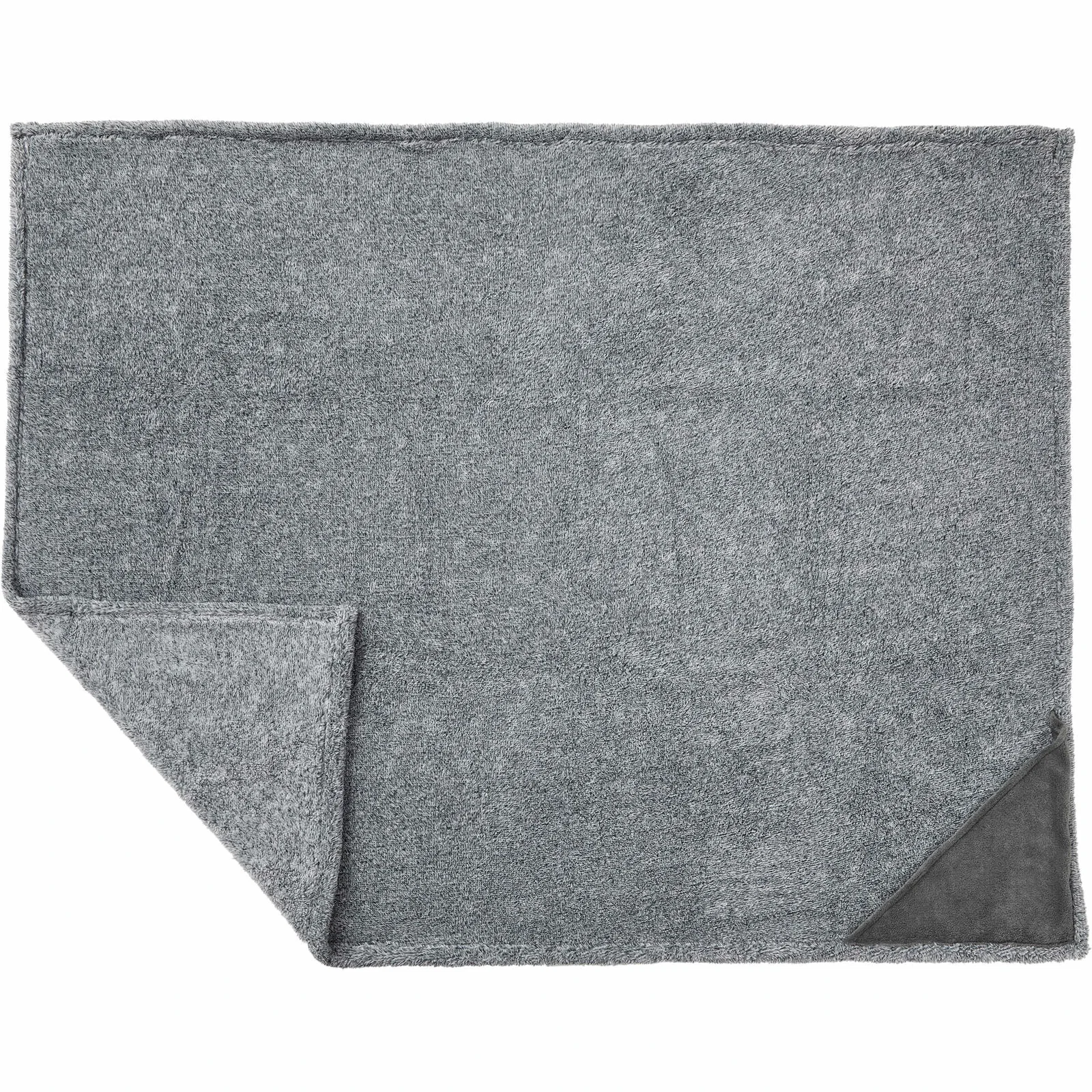 Personalized Heathered Fuzzy Fleece Blanket - 50"x60" — view 8