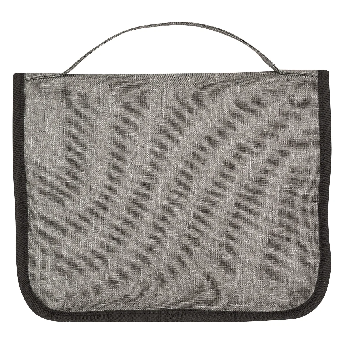 Front pocket shown on the compact travel case
