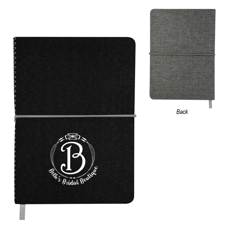 Heathered Linen Journal — view 2