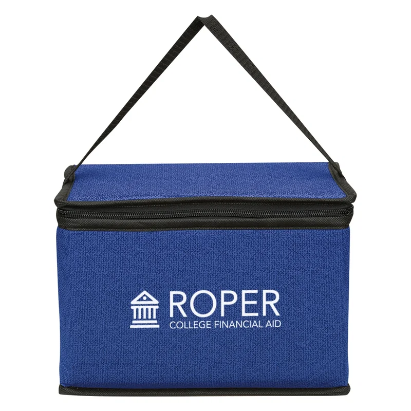 Heathered Non-Woven Cooler Lunch Bag — view 3