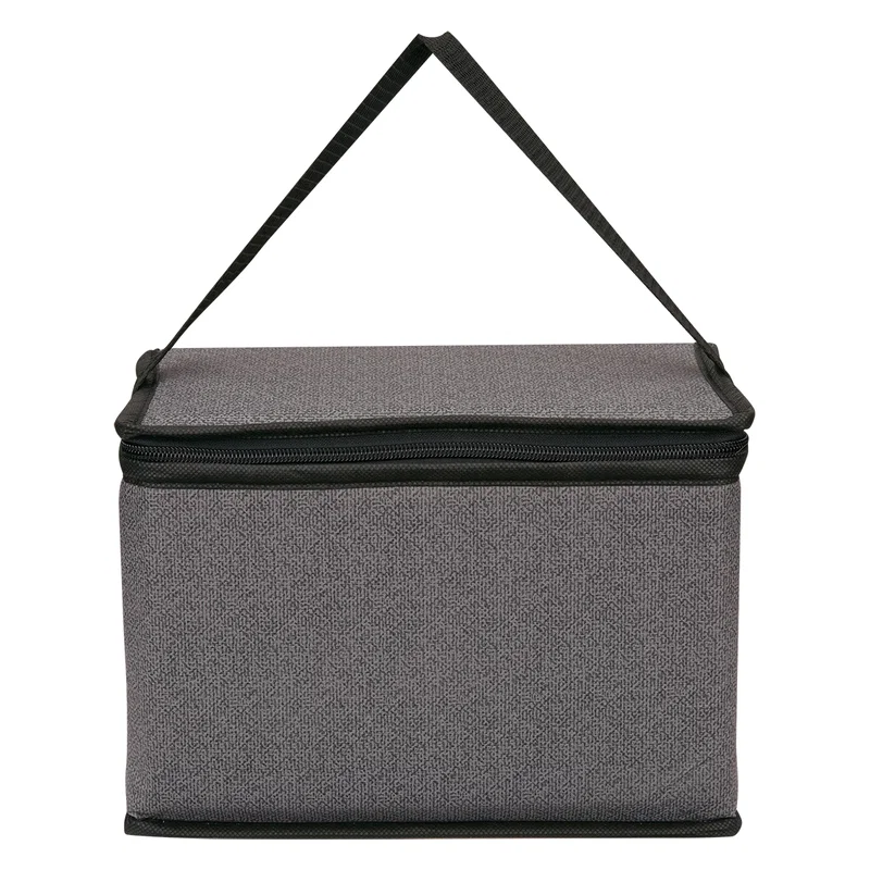 Heathered Non-Woven Cooler Lunch Bag — view 4
