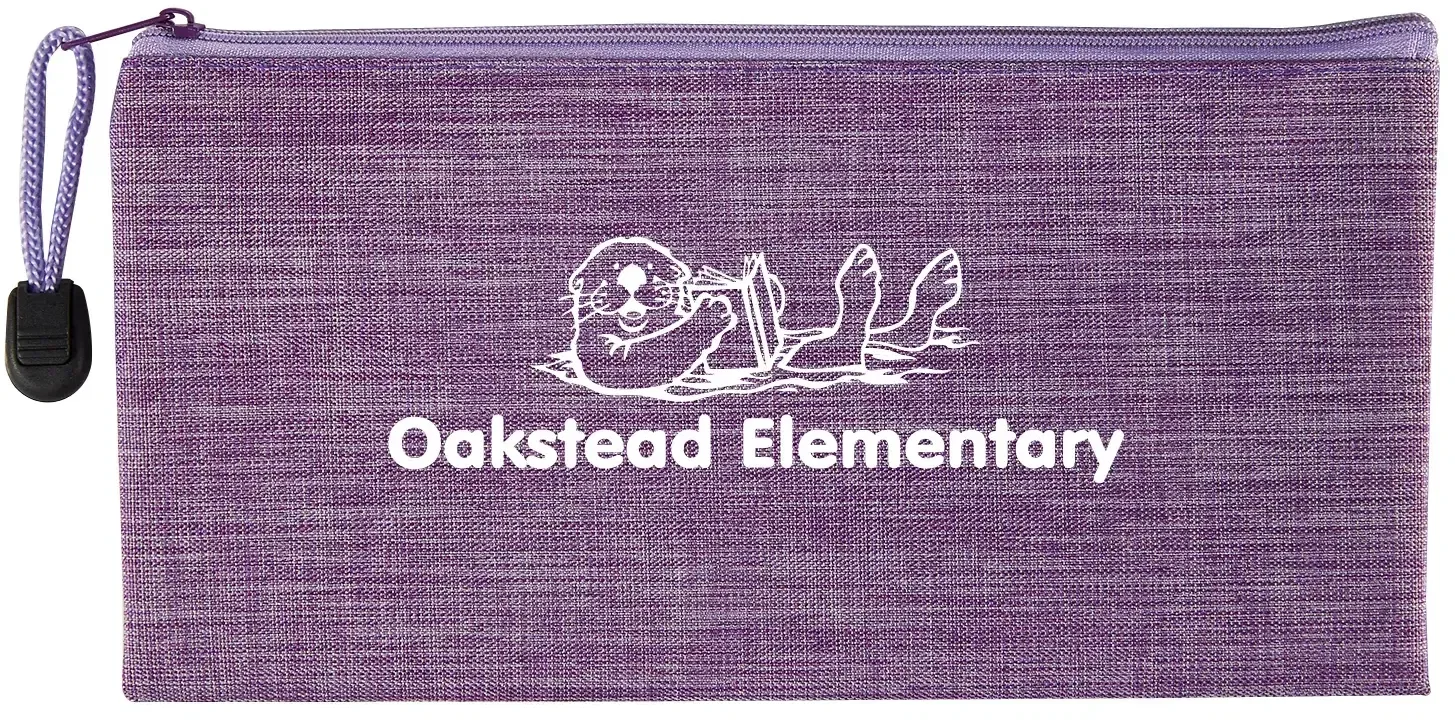 Custom Heathered School Pouch