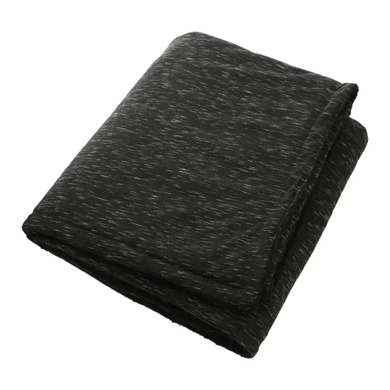 Custom Heathered Sherpa Blanket - 50" x 60" — view 2