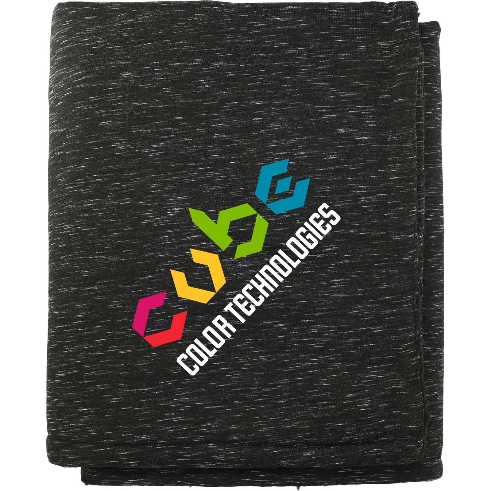 Custom Heathered Sherpa Blanket - 50" x 60" — view 8
