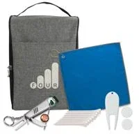Heathered Shoe Bag Golf Kit — view 3