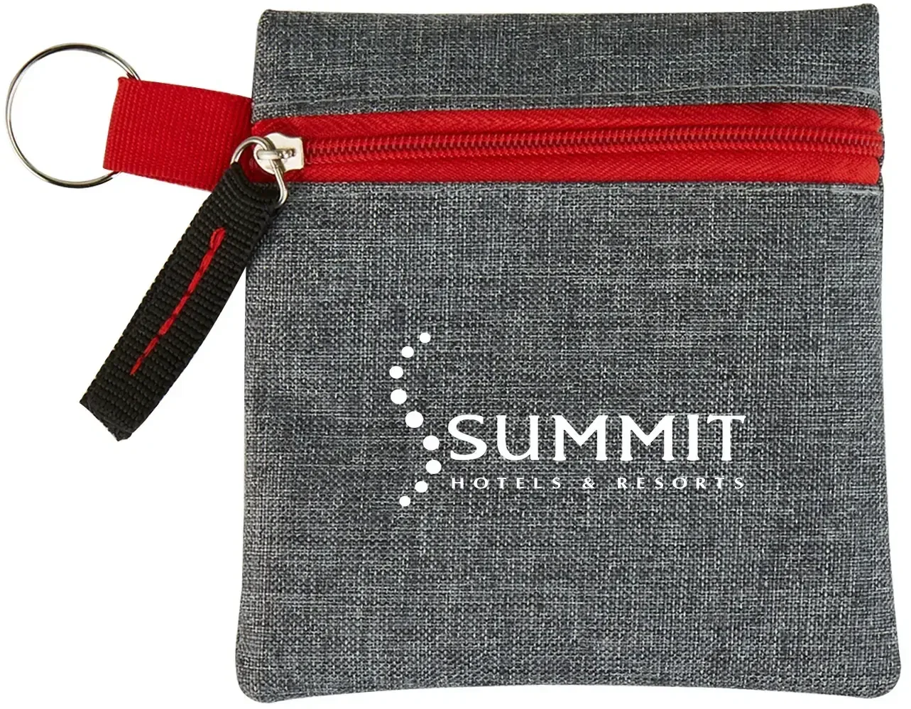 Personalized Heathered Tech Pouch — view 4