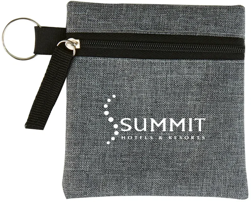 Personalized Heathered Tech Pouch — view 5