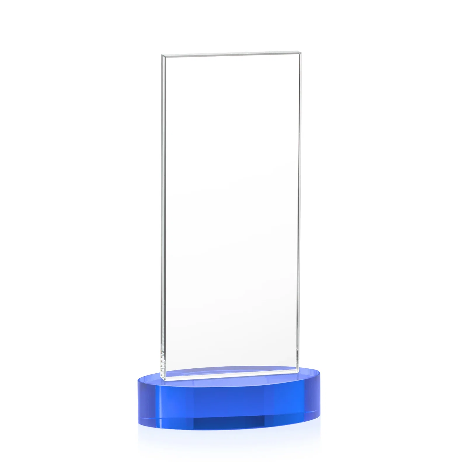 Custom Starfire Crystal Upright Award With Two Imprint Zones, awards, with your logo for dealer and partner awards